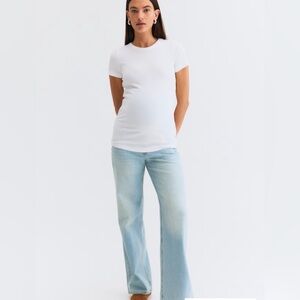 Light Blue Women's maternity Jeans